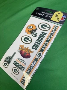NFL Green Bay Packers Temporary Tattoo Sheet NWT - Picture 1 of 3