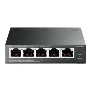 TP-Link TL-SG105PE 5-Port-Gigabit-Easy-Smart-Switch mit 4 PoE+-Ports Schwarz - Bild 1 von 6