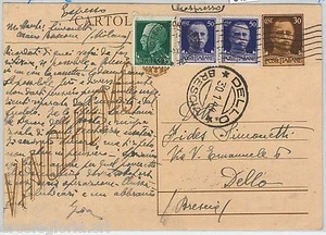 64201 - ITALIA REGNO - STORIA POSTALE: INTERO POSTALE Espresso Manuscritto 1944 - Picture 1 of 1