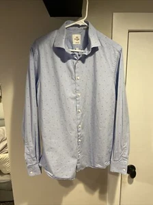 Camisa informal Ben Sherman a rayas LS con botones talla 1370 - Imagen 1 de 8