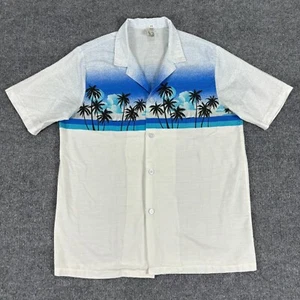Camisa Hawaiana Vintage Talla Mediana Abotonada Algodón EE. UU. - Imagen 1 de 8