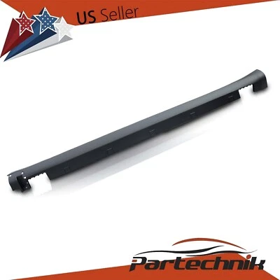 Fit For 2012-2021 Tesla Model S Right Side Skirt Rocker Panel Textured Black Foto 1 de 4