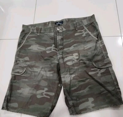 Buffalo David Bitton Jean Cargo Camo Shorts 38 - Image 1 of 2