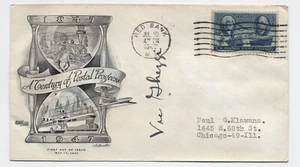 1947 cover with autograph professional golfer Vic Ghezzi [y9746] - Picture 1 of 3