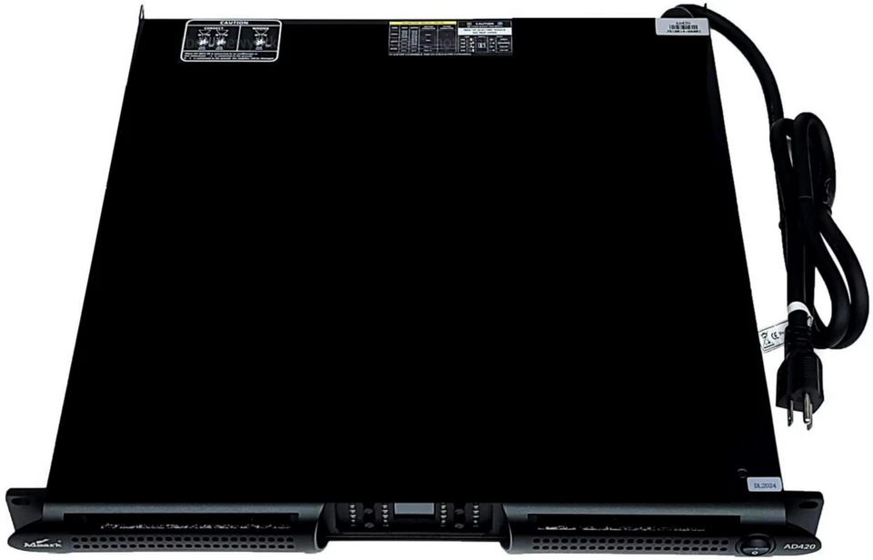 Admark AD420 4-Channel Class-D 1U Rack Mount Power Amplifier 2000 Watts at 8-ohm - Image 1 of 1