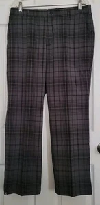 Nike Golf Tour Performance grau karierte Hose Erwachsene Größe 33 x 30 Dri-Fit Golfen - Bild 1 von 6