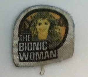 Kenner Bionic Woman vtg mini Badge / Patch for orig outfit Shirt & Jumpsuit 70s - Picture 1 of 3