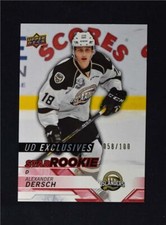 2018-19 UD Upper Deck CHL Star Rookies Exclusives #376 Alexander Dersch /100