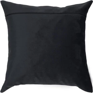 Kissenrücken mit verstecktem Reißverschluss, dunkelsilber - Bild 1 von 2