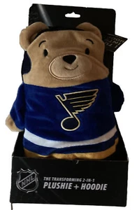 Cubcoats Size 3 St. Louis Blues 2 -in -1 Transforming Full Zip Hoodie NEW - Picture 1 of 4