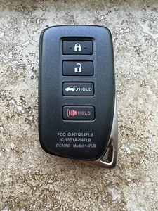 Lexus RX 350 450h NX 300 2021 desbloqueado llave inteligente fob remoto FCC: HYQ14FLB ¡como nuevo! - Imagen 1 de 3