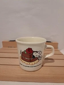 Vintage 1958 Snoopy Geburtstag Kuchen Becher/Tasse Peanuts Taylor International USA - Bild 1 von 6