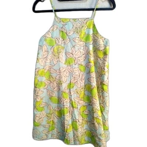 Zara Dress Kids Size 11/12 Floral Line Sun Dress Linen Blend Summer Casual Dress - Picture 1 of 13