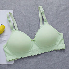Young Girls Bras Thin Padded Small Breast Brassiere Slinky Fitted Underwear AAAB