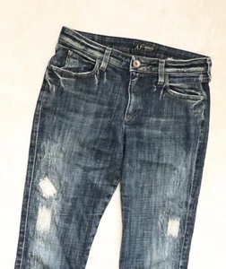 ARMANI VAQUEROS COMFORT FIT 005 ÍNDIGO ANGUSTIADOS SEÑORA JEANS aprox. 27/28 W27 L28 - Imagen 1 de 9