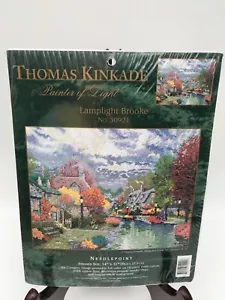 Thomas Kinkade Kit punto ago 'Lamplight Brooke' #30921 NUOVO - Foto 1 di 6