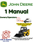 John Deere 314G Skid Steer Loader Operators Owners Manual Pdf Usb