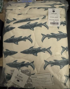 Kate Quinn Circle Quilt Sea Pine Shark NEW with tags - Picture 1 of 2