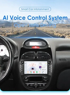 7 «Android 12 автомобильный стерео радио Carplay для Peugeot 206 2000-2008 GPS 8Core 6 + 64GB - Изображение 1 из 4