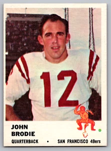 Fleer #59 1961 John Brodie 49ers novato - Imagen 1 de 3