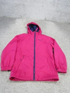 Marmot Jacket Girls Small Pink Softshell Hooded Rain Jacket - Picture 1 of 7