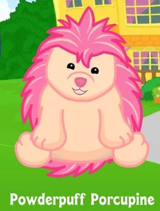 Webkinz Classic Powderpuff Porcupine - hm650 - Virtual Adoption Code Only - Picture 1 of 1