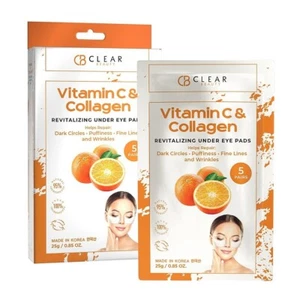 Clear Beauty Vitamin C  and Collagen Under Eye Pads 5 Pairs - Picture 1 of 1