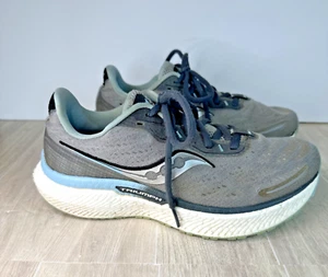 Zapatos para correr Saucony Triumph 19 para mujer talla 7,5 gris azul aleación en polvo #10678-2 - Imagen 1 de 12