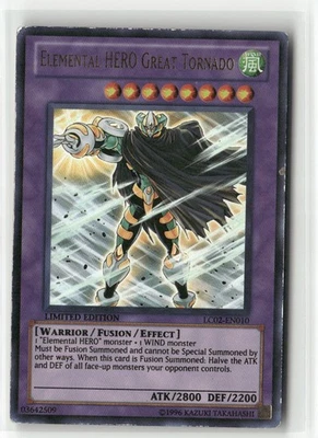 Legendary Collection 2 #LC02-EN010 Elemental HERO Great Tornado - Image 1 of 2