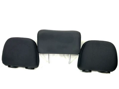 2011-2013 Kia Sorento Encostos de Cabeça Conjunto de 3 Assento Traseiro Segunda Fila Preto PANO - Imagem 1 de 4