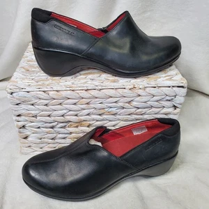 Merrell Angelic Slip On Black Womens Leather Shoes Size 9 Comfort Waterproof - Picture 1 of 6