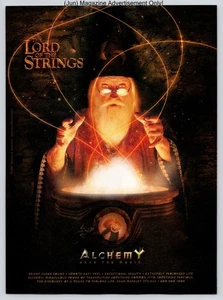 Der Herr der Saiten Alchemie Gitarrensaiten Promo 2003 ganze Seite Druckanzeige - Bild 1 von 4