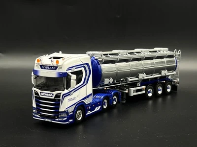 Scania S highline CS20H 4x2 tank trailer "Mydland" WSI truck models 1:50 scale - Image 1 of 4