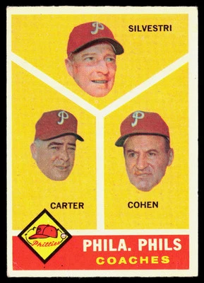 (Ken Silvestri / Dick Carter / Andy Cohen)  1960 Topps #466 - Image 1 of 2