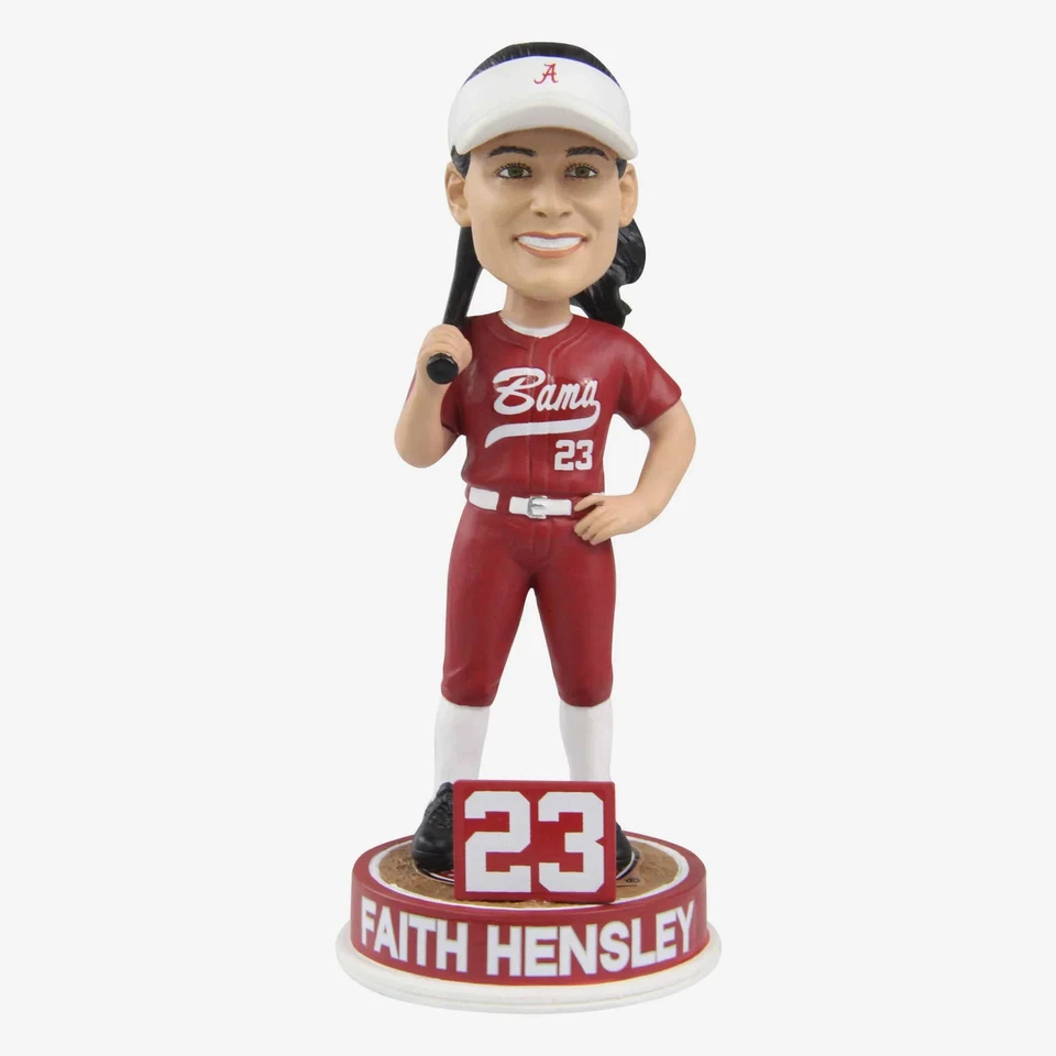 Faith Hensley Alabama Marea Carmesí Softbol Estudiante Atleta Bobblehead NCAA Foto 1 de 1
