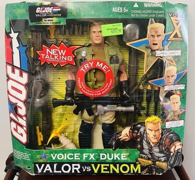 GI Joe Voice FX Talking Duke VALOR VS VENOM 12"  2004 - Image 1 of 4