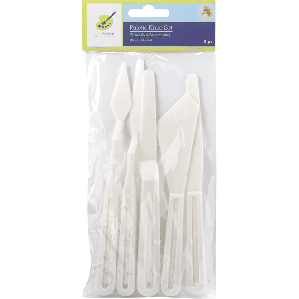 Multicraft Palette Knife Set Plastic 5pc