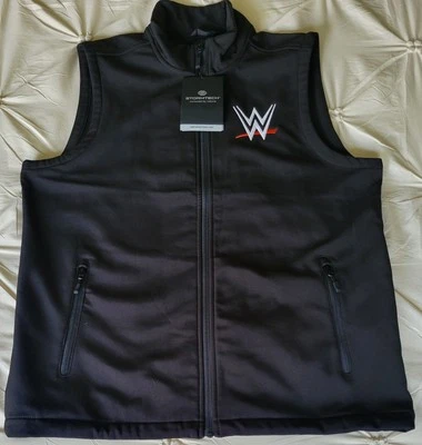 WWE x Stormtech Performance Orbiter Softshell Black Vest Mens Large New With Tag - Image 1 of 4