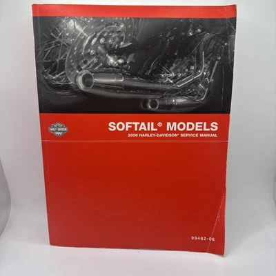 Harley-Davidson Softail Models 2006 manual de servicio 99482-06 OEM reparación de fábrica Foto 1 de 4