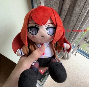 19cm Steins;Gate Makise Kurisu Plush Doll Stuffed Toys Plushies Sitting Toy Gift - Picture 1 of 5
