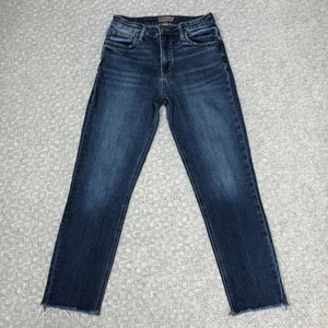 KUT from the Kloth Jeans Womens 4 Dark Blue High Rise Skinny Raw Hem Capsule Day - Picture 1 of 17