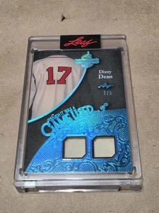 Dizzy Dean 2025 LEAF SPECTACULAR Dual GAME USED Jersey 2/5 - Picture 1 of 2