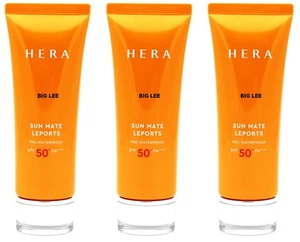 Hera Sun Mate Leports Cream Pro Waterproof Sunscreen SPF 50+ / PA++++ 70ml x 3 - Picture 1 of 7