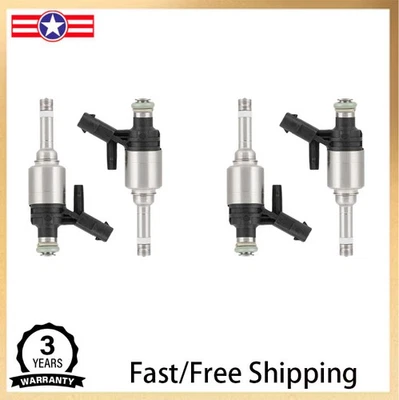4x inyectores de combustible turboalimentados para VOLKSWAGEN BEETLE GOLF JETTA PASSAT 1,8 L L4 Foto 1 de 4