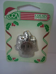 Vintage Cousin Corp Double Slotted Western Concho Buckle Silver Bird - Picture 1 of 2