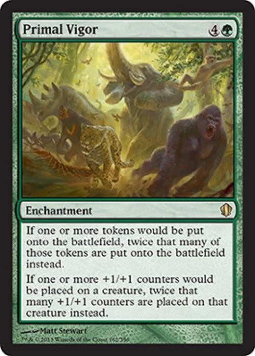 MTG English Primal Vigor NM Normal Commander 2013 Edition - Image 1 of 1