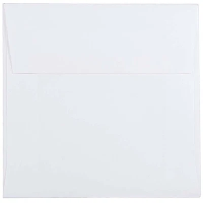 5.5 x 5.5 Square Invitation Envelopes - White - 50/Pack - Image 1 of 2