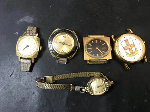 Waltham, Hurley, Timex, Quarzo Meccanico Totale 5 Orologi Donna (Lotto2313) - Foto 1 di 7