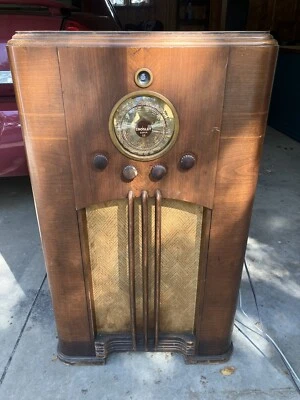 Radio CROSLEY Super 11 1937/38 vintage RARA.  Electrolíticos reemplazados.  AM funciona! Foto 1 de 4