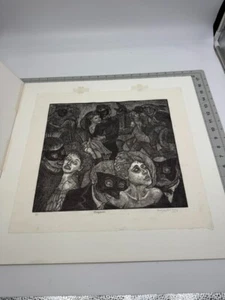 Rosemary Feit Covey (South African b. 1954) Masquerade SIGNED 2/120 Listed FAIR - Picture 1 of 16